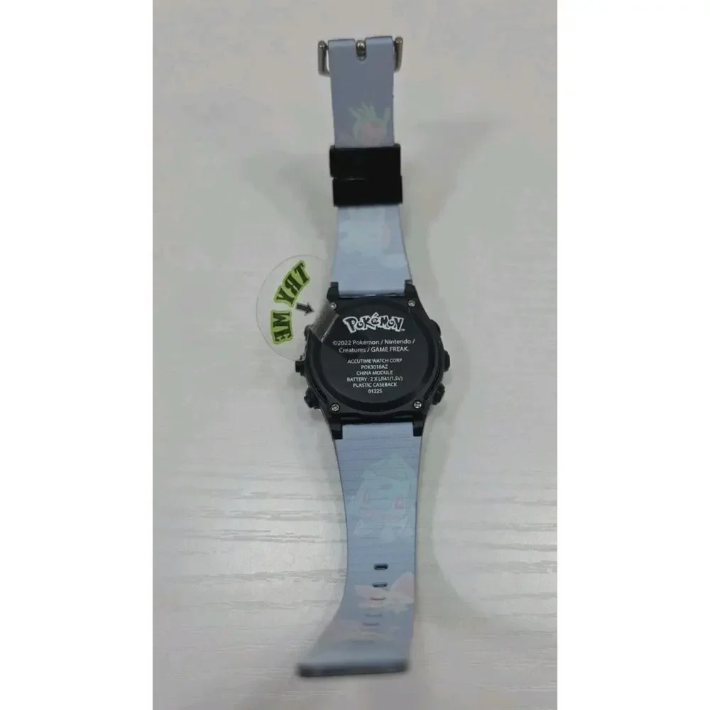 Pokemon Pikachu & Ash Digital Flashing LCD Digital Watch New Battery W256